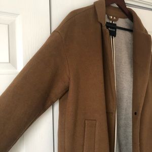 EUC Madewell Wool-Blend Camel Coat XL
